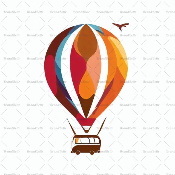 Reisender Heißluftballon